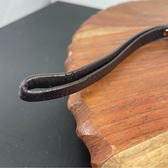 Vintage Kate spade wristlet brown leather perforated - Picture 3 of 7